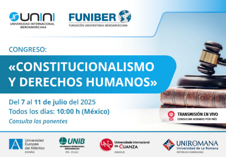 UNINI México y FUNIBER organizan el congreso online «Constitucionalismo y Derechos Humanos»